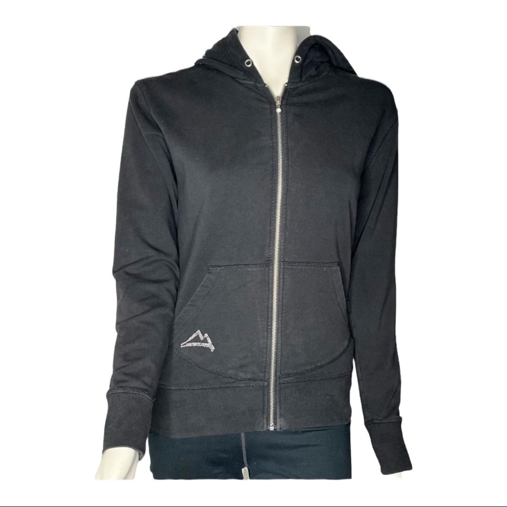 Level wear Hooded Zip zip Jacket With BlingBling Sz Small